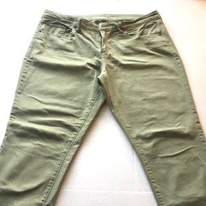 "Universal Thread" Olive Green Mid Rise Boyfriend